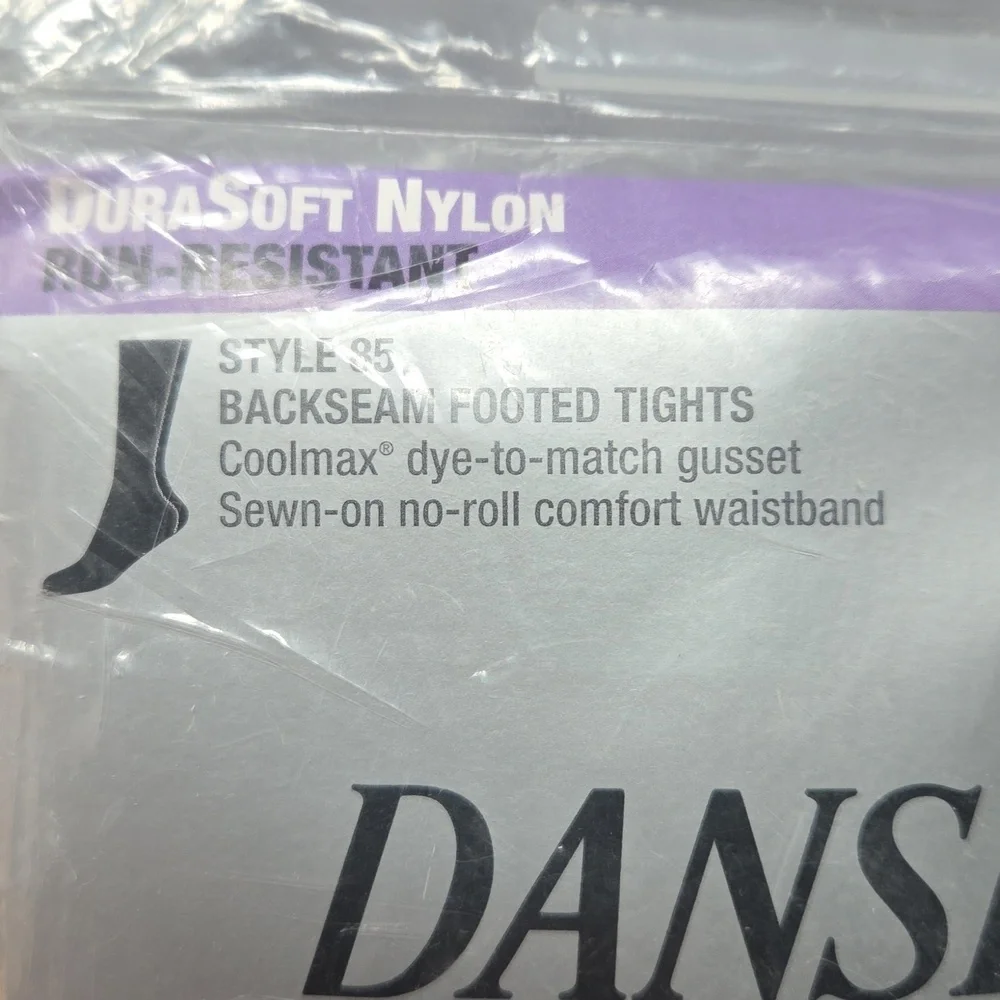 NWT Danskin | Womens Footed Tights Style 85 Backseam Size A Theatrical Pink